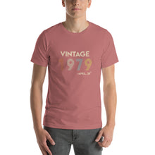 Load image into Gallery viewer, Vintage 1979, April 29th Unisex T-Shirt