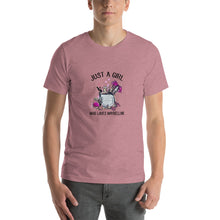 Load image into Gallery viewer, Just a girl who loves maybelline Unisex T-Shirt
