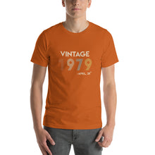 Load image into Gallery viewer, Vintage 1979, April 29th Unisex T-Shirt
