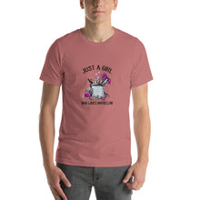 Load image into Gallery viewer, Just a girl who loves maybelline Unisex T-Shirt
