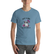 Load image into Gallery viewer, Just a girl who loves maybelline Unisex T-Shirt
